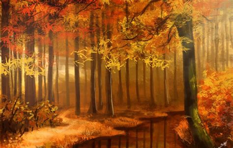 Autumn Art Wallpapers Top Free Autumn Art Backgrounds Wallpaperaccess