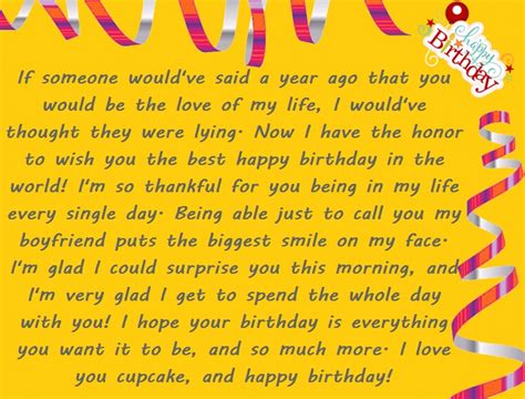 Romantic Birthday Paragraphs For Your Boyfriend Happy Birthday Wishes