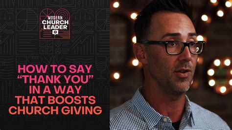 We did not find results for: How to Say "Thank You" in a Way that Boosts Church Giving