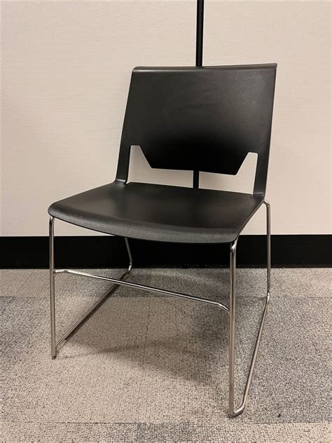 Haworth Very Stacking Chair Black Newmarket Office Furniture