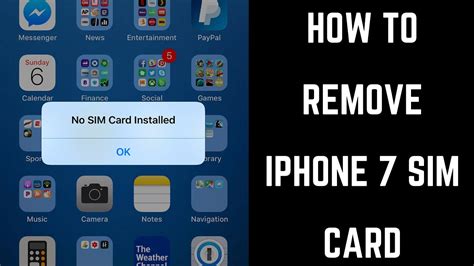 Maybe you would like to learn more about one of these? How to Remove SIM Card from iPhone 7 or iPhone 7 Plus - YouTube