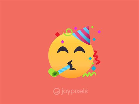 The Joypixels Partying Face Emoji Version 45 By Joypixels On Dribbble