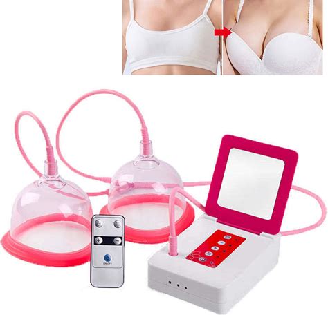 Electric Breast Pump Breast Enhancement Machine Breastfeeding Pump Portable Dual Suction Chest