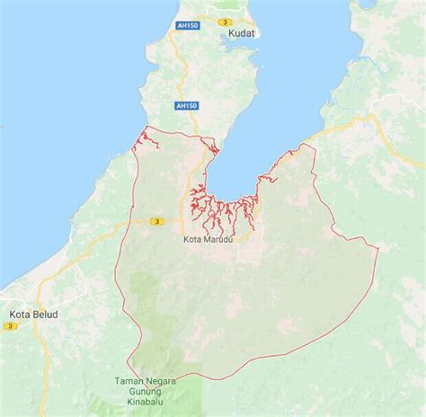 Peta Kota Marudu Sabah