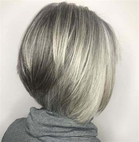 65 Gorgeous Gray Hair Styles Bob Hairstyles For Fine Hair Grey Hair
