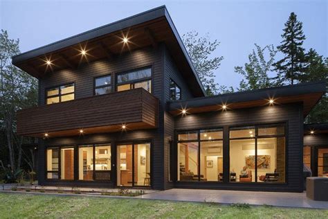 Canmore East Modern Luxury Passive House Living Passive House Canada Maison Passive Canada