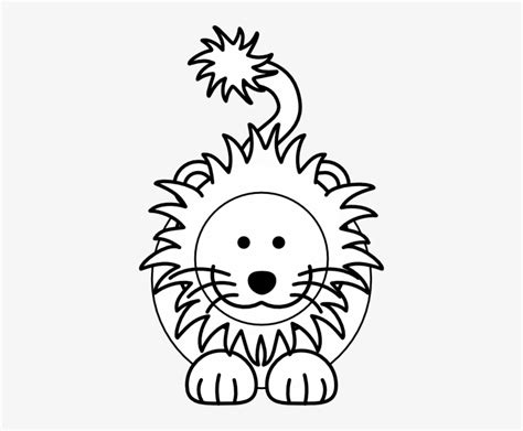 Lion Black And White Lion Clipart Black And White Cartoon Lions