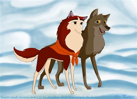 Balto And Jenna Together By Deviantart Painter On Deviantart