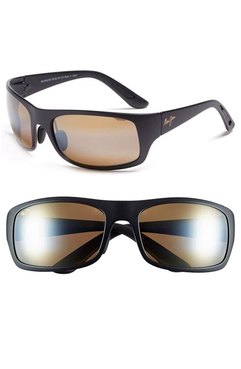 Maui Jim Haleakala 66mm Polarizedplus2 Polarized Wrap Sunglasses In