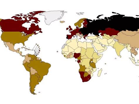 Here Are The Drunkest Countries In The World Map Business Insider India