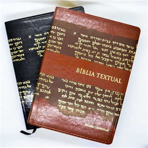 Bíblia De Estudo Textual Letra Gigante Luxo Bv Bíblias Livraria