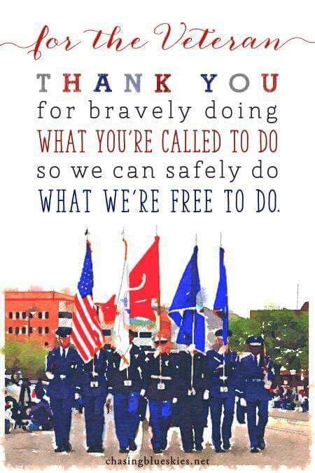 Thanking Veterans For Their Service Veterans Day Thank You Veterans