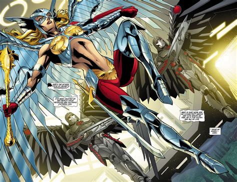New 52 Hawkwoman Hawkgirl Hawkman Dc Comics