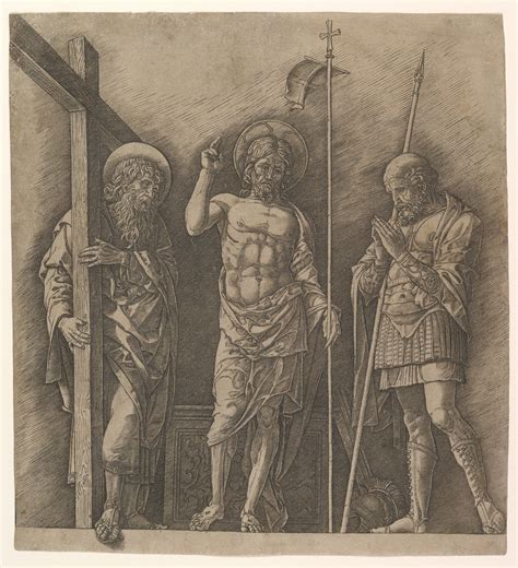 The Risen Christ Between Saint Andrew And Saint Longinus Andrea