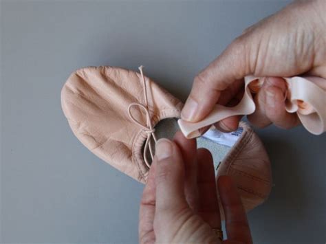 How To Sew Ballet Shoe Ribbons Firstpointe