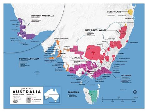Western Australian Wine Regions Map
