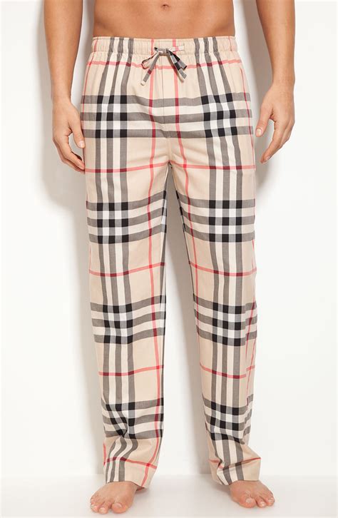 Burberry Check Print Pajama Pants Nordstrom