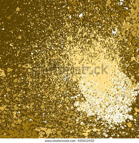 Vector Gold Glitter Paint Splash Splatter Stock Vector Royalty Free