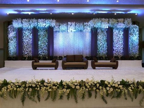 Indoors wedding reception venue with decor. 40 Best Wedding Reception Stage Decoration Ideas for 2018 ...