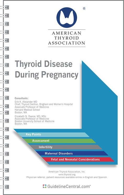 thyroid disease during pregnancy clinical guidelines pocket guide guideline central