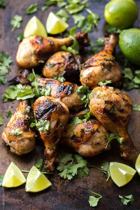 In a large skillet on medium, heat oil. Paleo Cilantro Honey Lime Chicken Drumsticks - a delicious ...