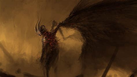 1080p Free Download Armor Artwork Demons Devil Fantasy Art Fire Horns