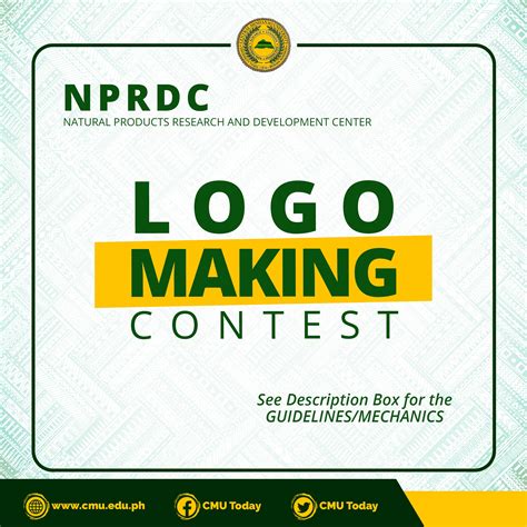 Look Nprdc Logo Making Contest Central Mindanao University