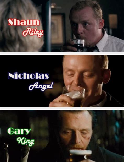 Simon Peggs Characters In The Cornetto Trilogy In 2022 Simon Pegg