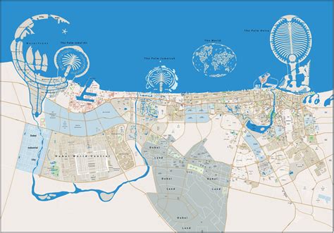 Dubai Creek Map