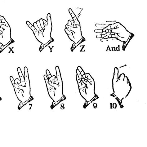 American Sign Language Alphabet Lindsay Letters®