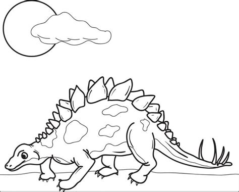 Stegosaurus Dinosaur 1 Coloring Pages Stegosaurus Coloring Pages