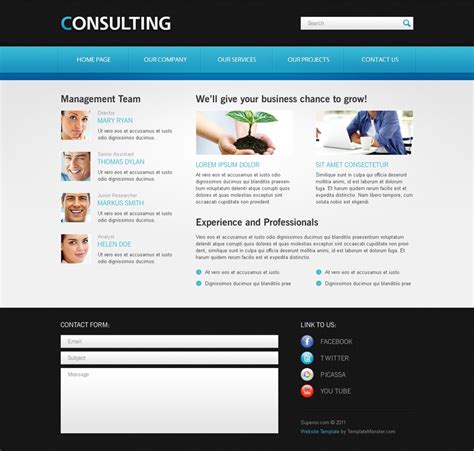 Bootstrap is one of the most popular and easy to use html, css and javascript framework. Free Website Template for Consulting Business Website Template