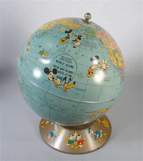 Walt Disney Rand Mcnally World Globe