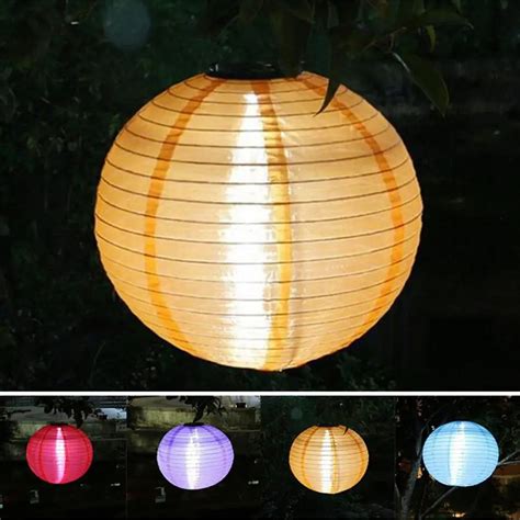 Buy 12inch Solar Chinese Paper Lantern Ball String
