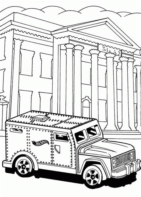 Bank Coloring Pages At Free Printable Colorings