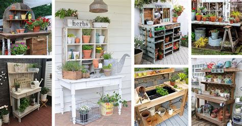 47 Amazing Potting Bench Plans For You To Diy