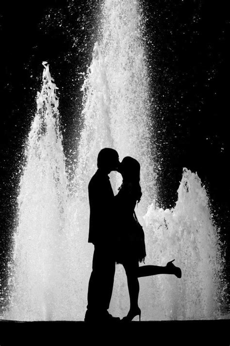 Great Backlit Black And White Couple Photo Black And White Couples