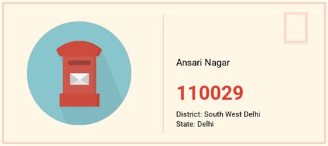 Pin Code of Ansari Nagar (Delhi) - Ansari Nagar Postal Code, South West ...