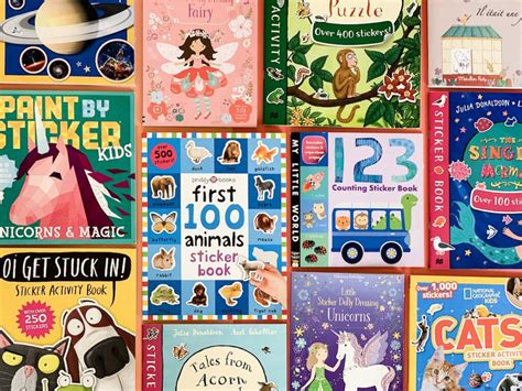 30 Great Sticker Books For Kids And Toddlers Theyll Love