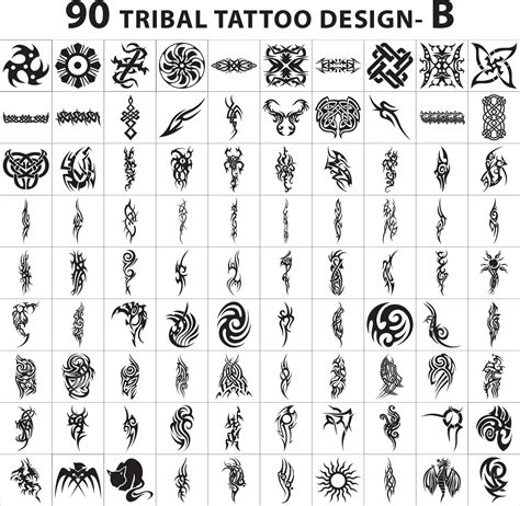 Tribal Tattoo Vector Art Icons And Graphics For Free Download