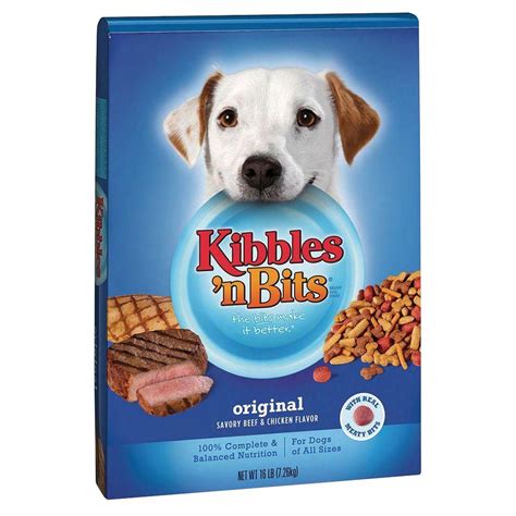 4.8 out of 5 stars 12,805 ratings. Kibbles N Bits Original Dry Dog Food (16 lb. Bag ...