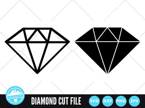 Diamond Files For Cricut Diamond Cut Files For Silhouette Vector Eps