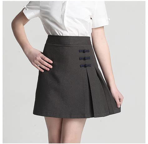 China Asian School Girl Short Skirt School Girl Plaid Skirt China