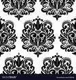 Beautiful seamless damask pattern Royalty Free Vector Image