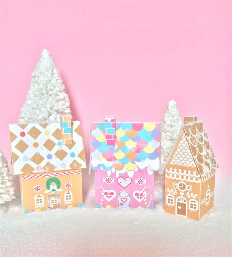 Gingerbread Houses Papercraft