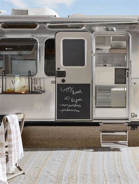 Airstream And Pottery Barn Created A Travel Trailer That Sleeps 5 Pottery Barn Airstream