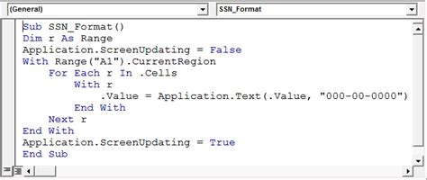 Social security number (ssn) application instructions. VBA - Format Numbers as Social Security Numbers | Microsoft Excel Tips from Excel Tip .com ...