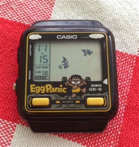 Casio Ge 6 1985 Funny Gamewatch Casio Vintage Watch Casio Watch Casio