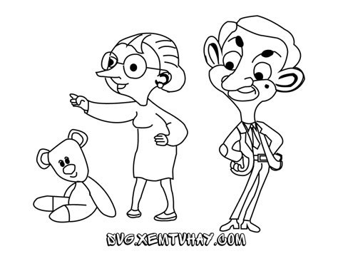 Bean is a funny character that many people like because of his behavior that often makes. Mr. Bean Coloring Pages - Coloring Home