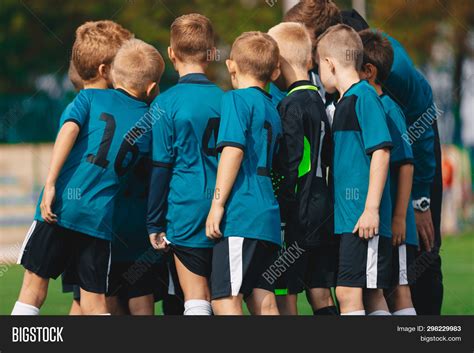 Soccer Boys Team Image And Photo Free Trial Bigstock